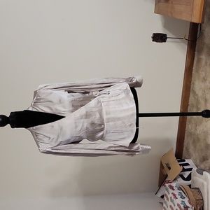 Wrap front blouse